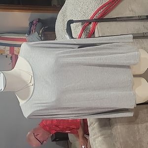 Grey long sleeve top